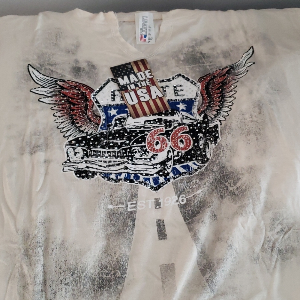Liberty Wear Route 66 T Shirt sz XL